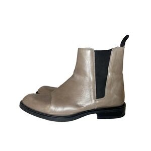 Luis Gonzalo 1966 Chelsea Taupe Tan Chelsea Pull On Ankle‎ Boots EU 40